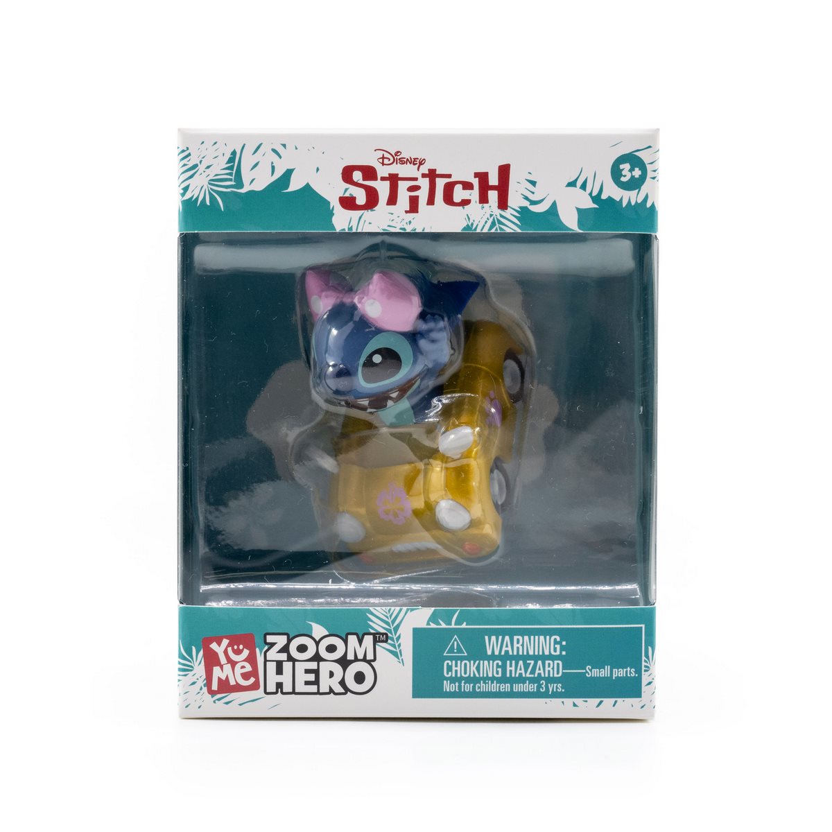 Vehiculo Con Figura Stitch Pullback - Stitch Automovil Amarilo