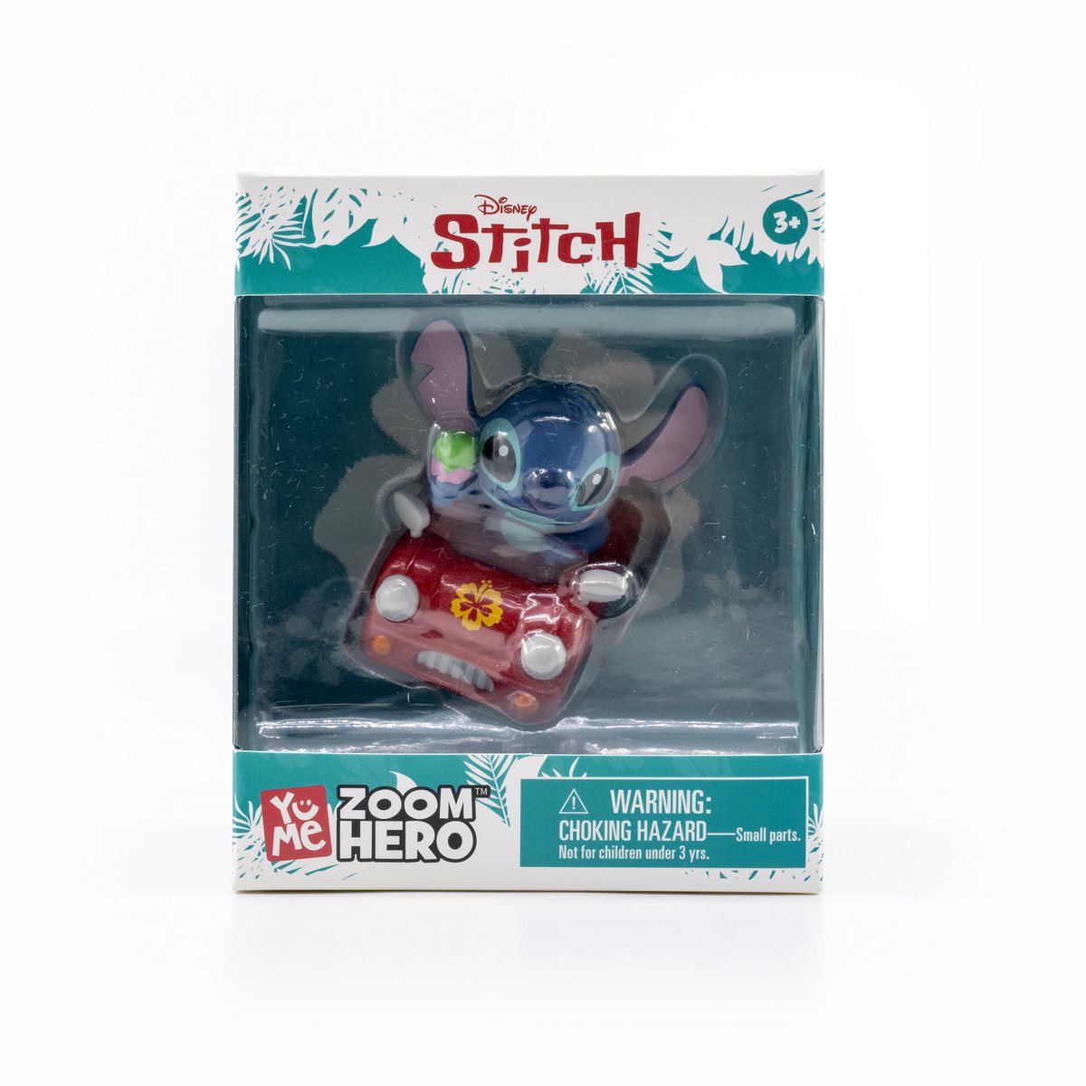 Vehiculo Con Figura Stitch Pullback - Stitch Automovil Rojo