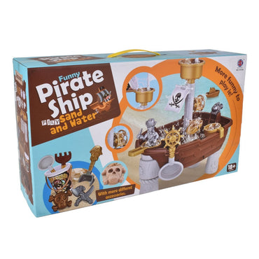 Set de Barco Pirata para Playa con 26 Accesorios