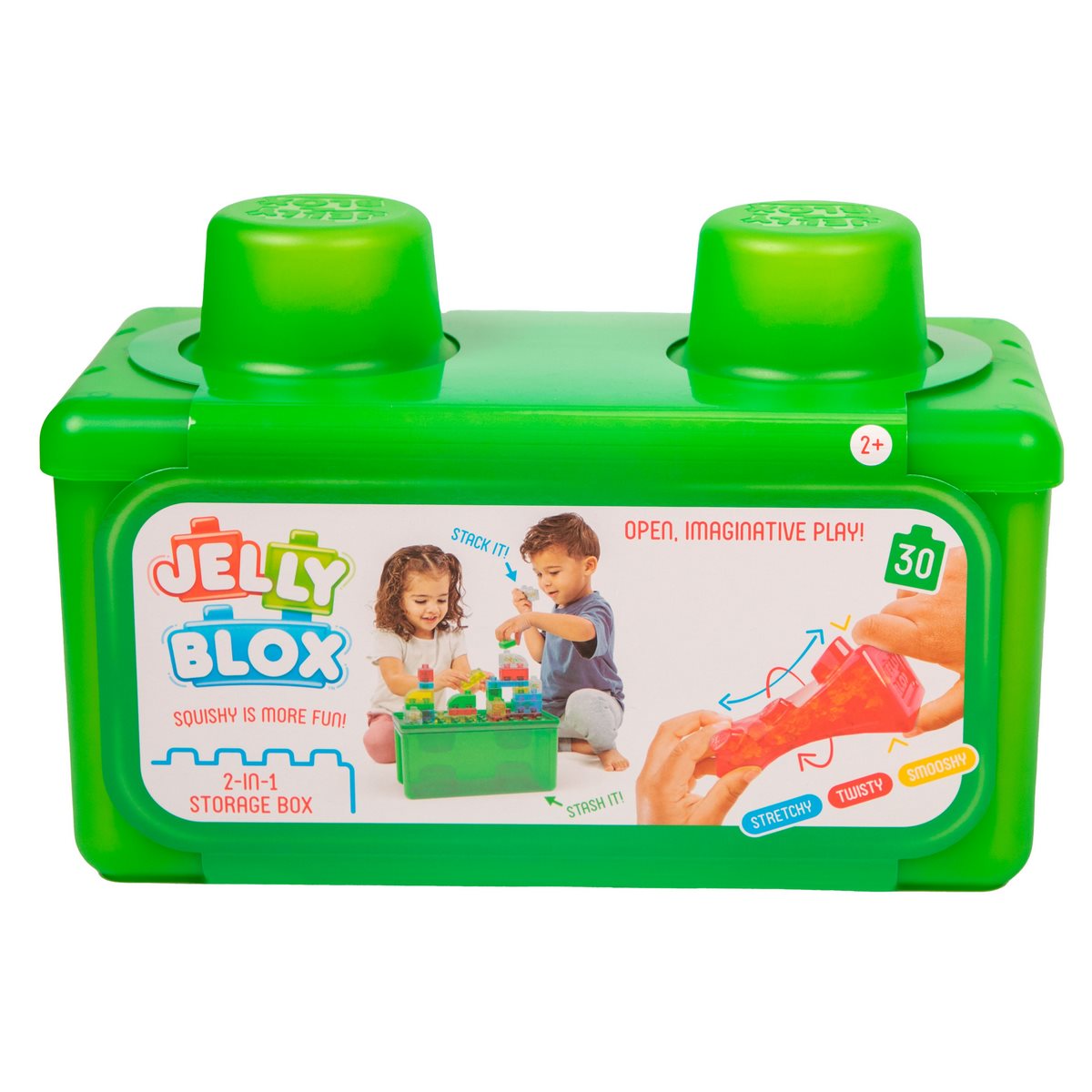 Set Bloques Almacenamiento Y Apilado 2 En 1 Jelly Blox