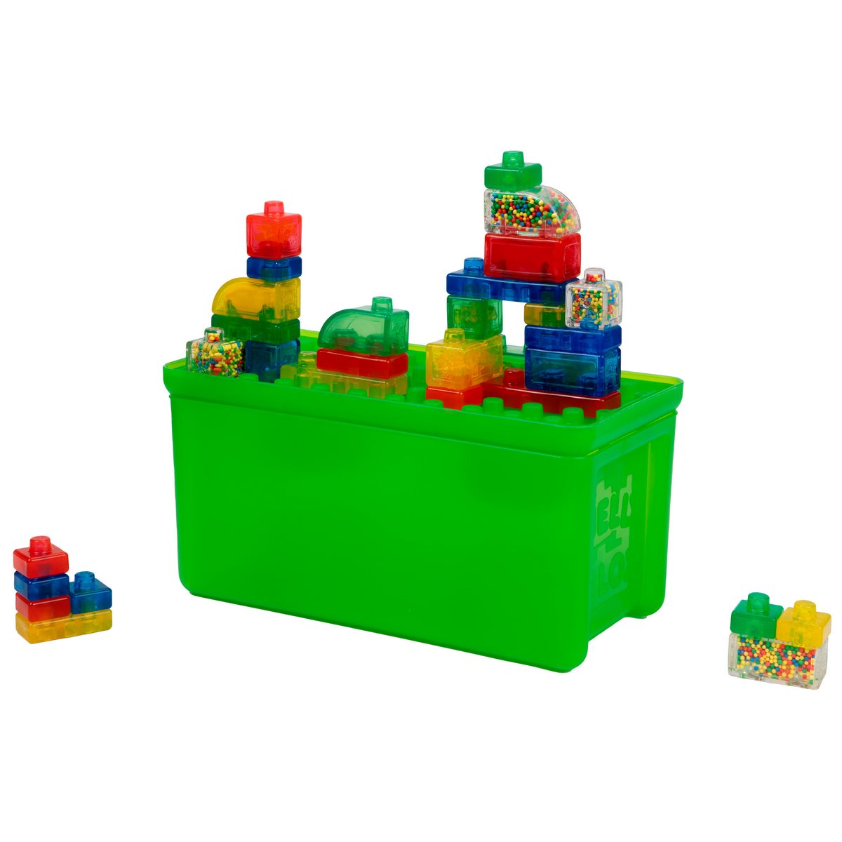 Set Bloques Almacenamiento Y Apilado 2 En 1 Jelly Blox