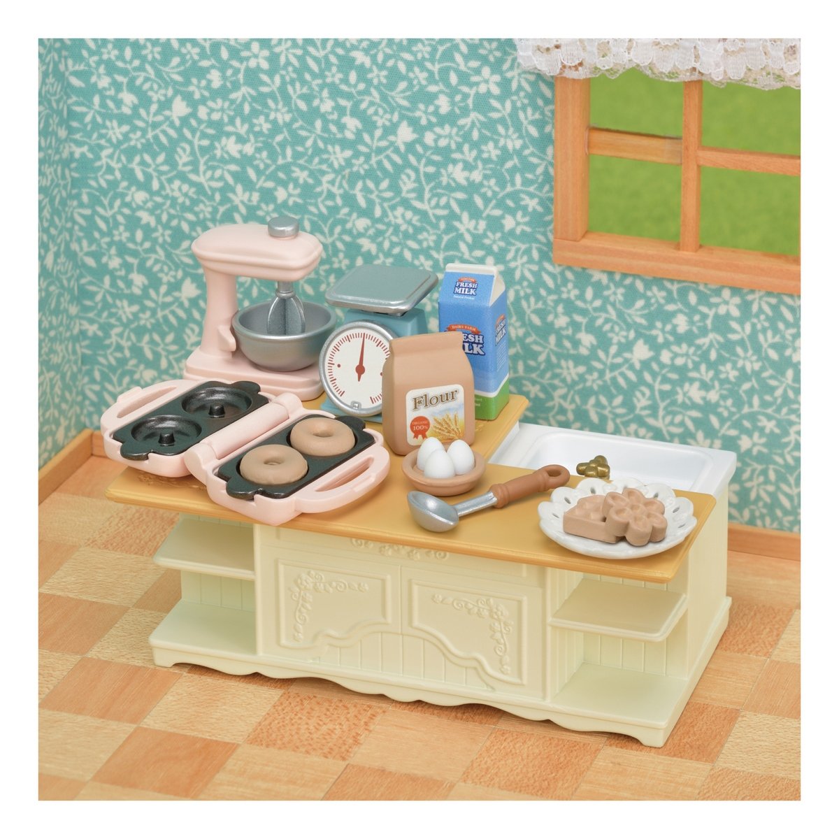 Set Isla De Cocina Sylvanian Families