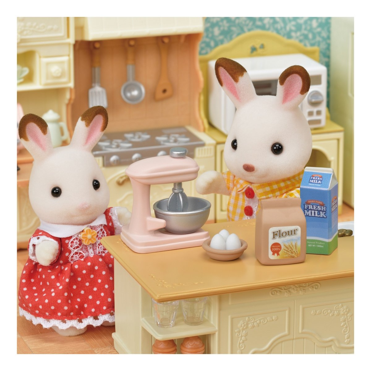 Set Isla De Cocina Sylvanian Families