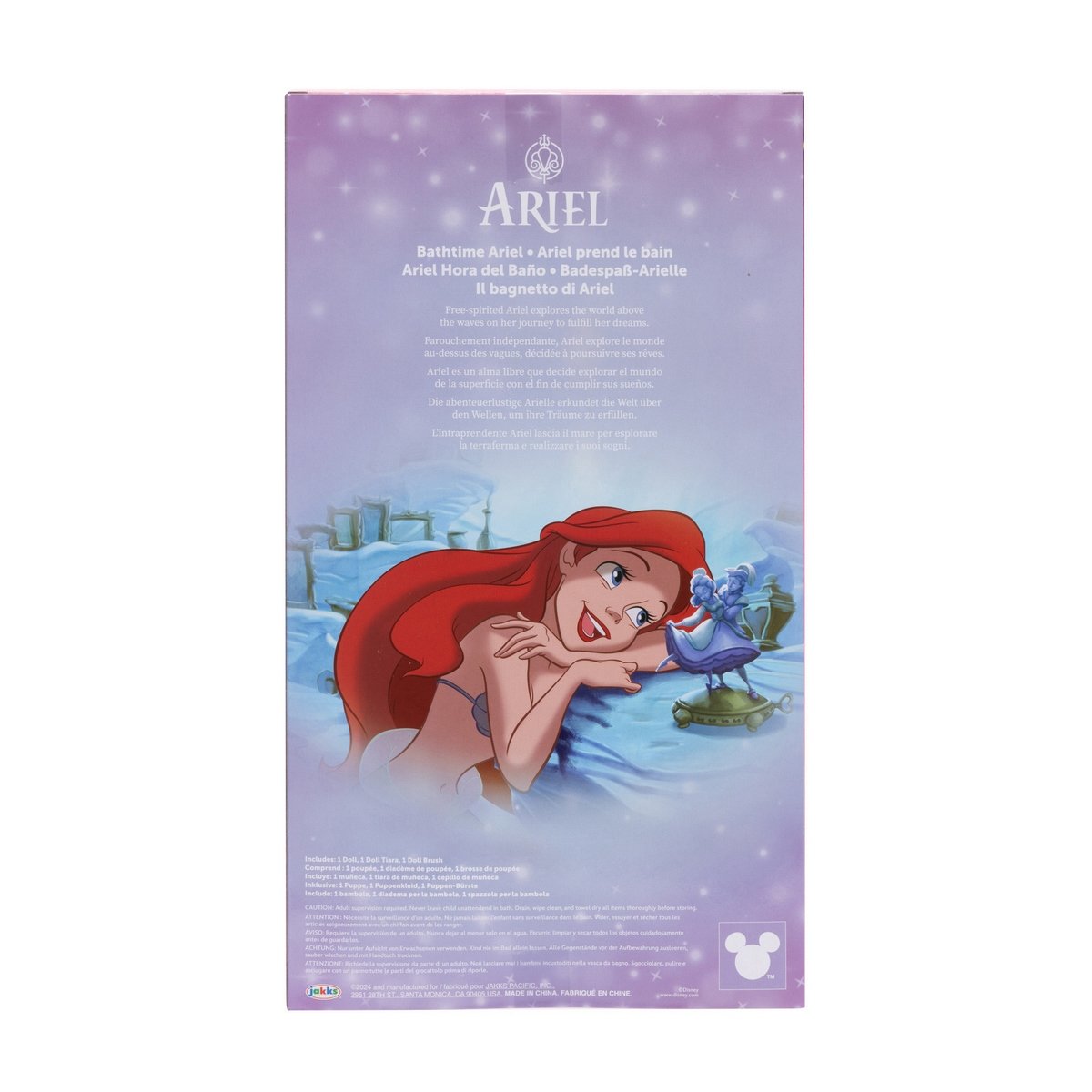Muñeca 37 Cm Hora Del Baño Ariel De Disney