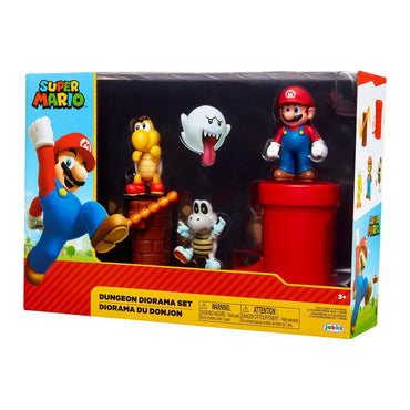 Playset Con Figura 6 Cm Dungeon Super Mario De Nintendo
