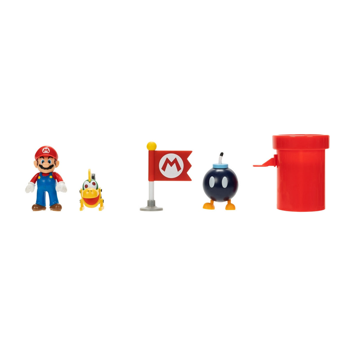 Playset Con Figura 6 Cm Bowser Airship Deck Super Mario De Nintendo
