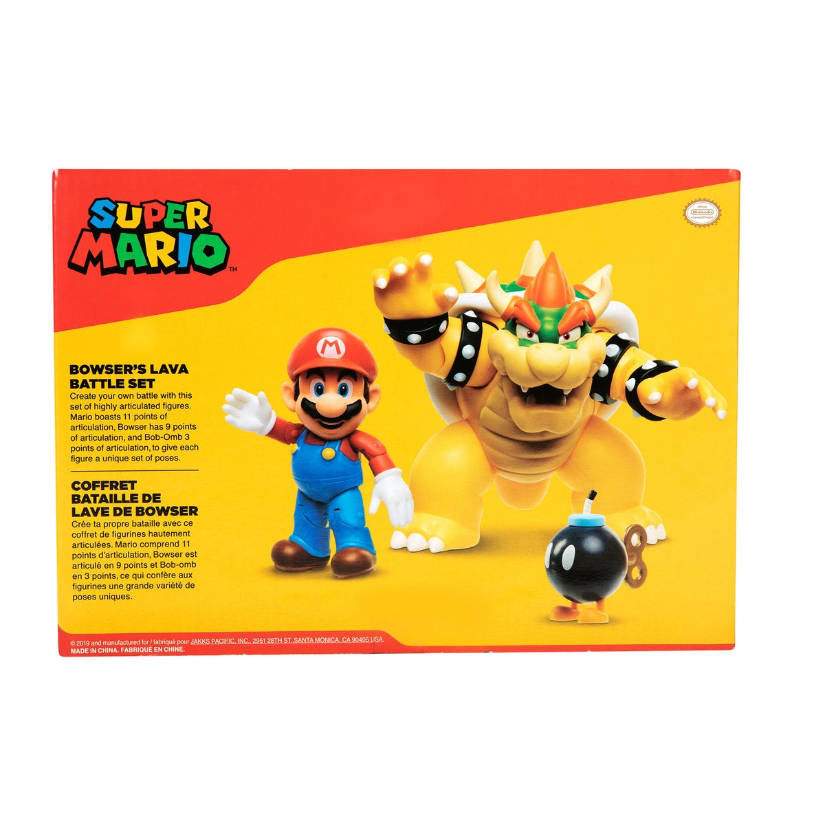 Playset Con Figura 6 Cm Browser Vs Mario Super Mario Nintendo