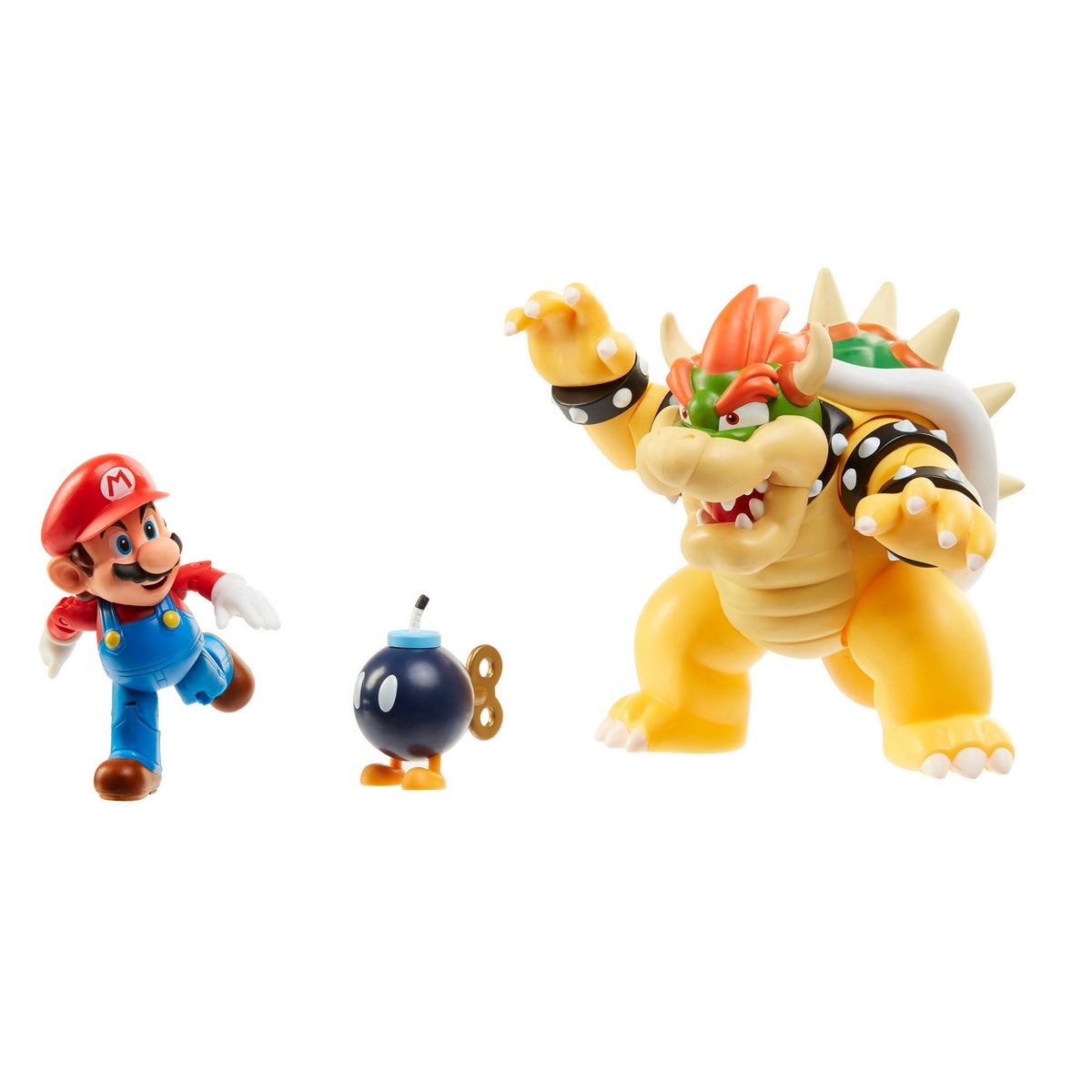 Playset Con Figura 6 Cm Browser Vs Mario Super Mario Nintendo
