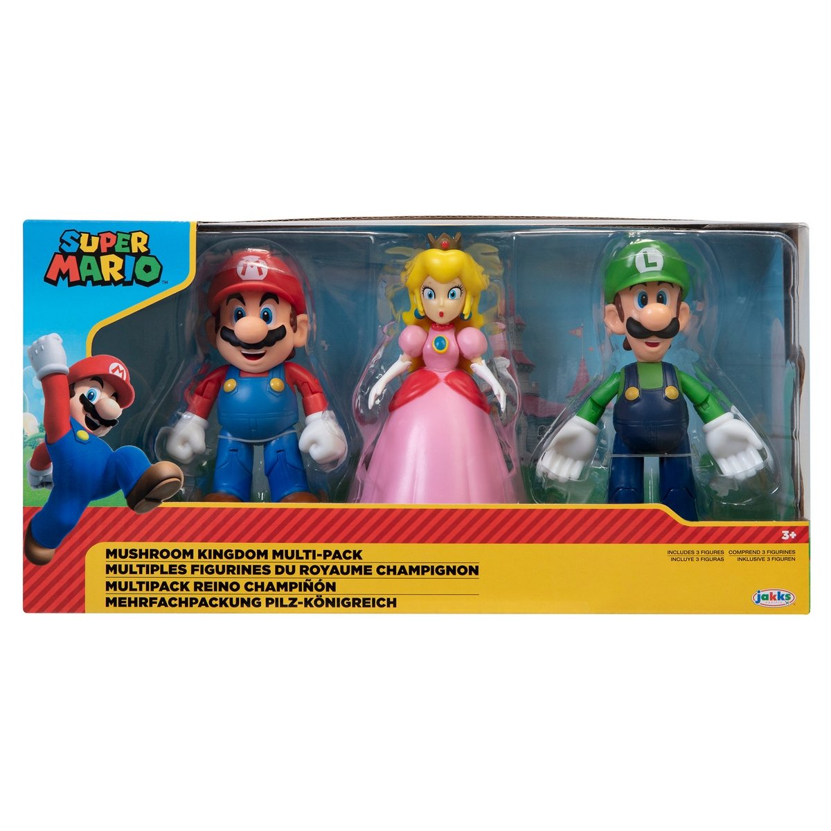 Set 3 Figuras 10 Cm Mushroom Kingdom Super Mario De Nintendo