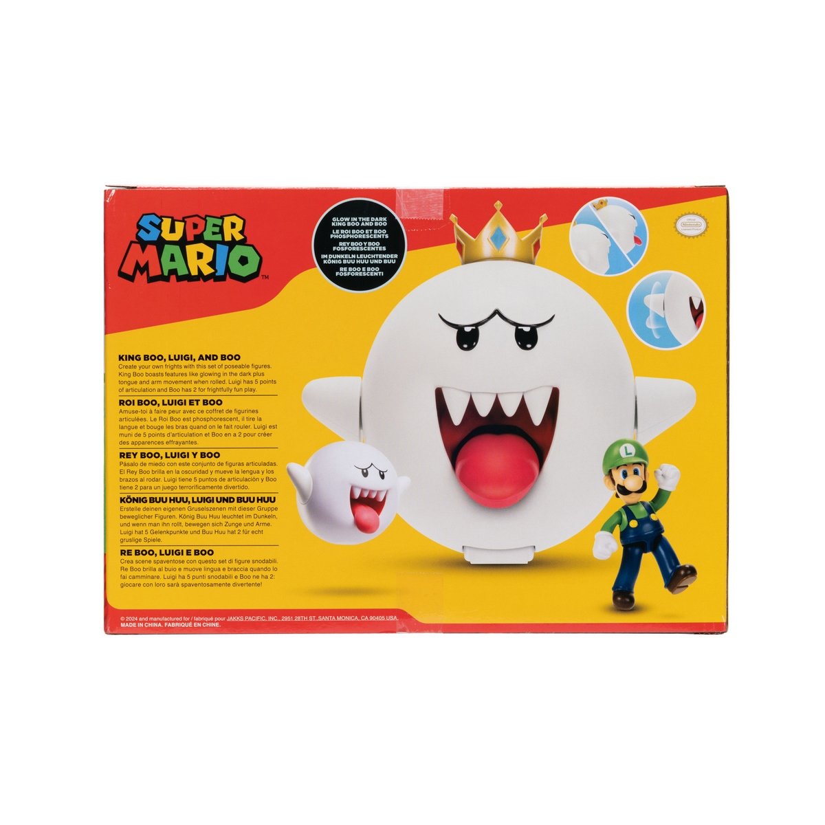 Set Figuras King Boo Super Mario De Nintendo