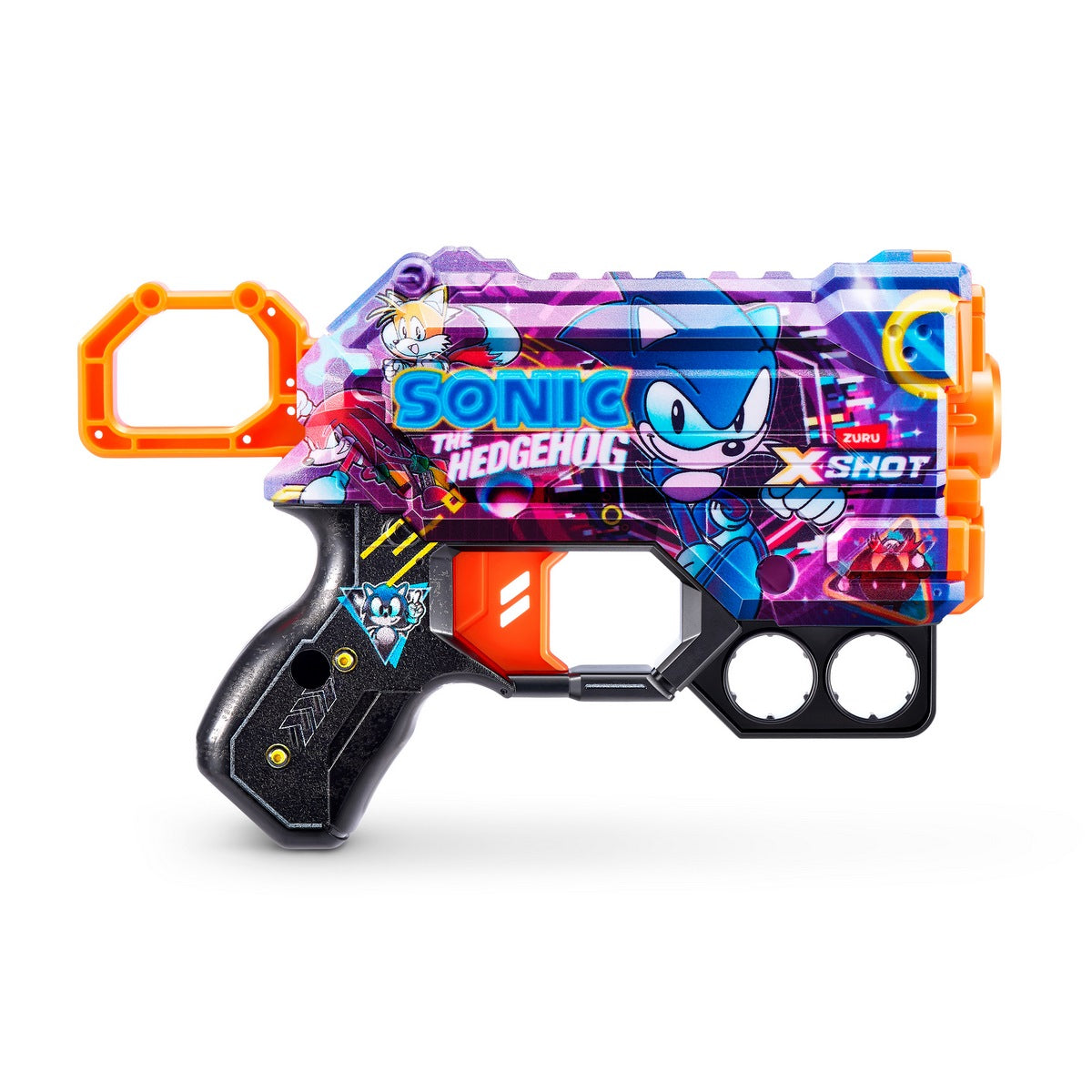 Lanza Dardos Skin Menace Sonic Con 8 Dardos X-Shot - Super Speed