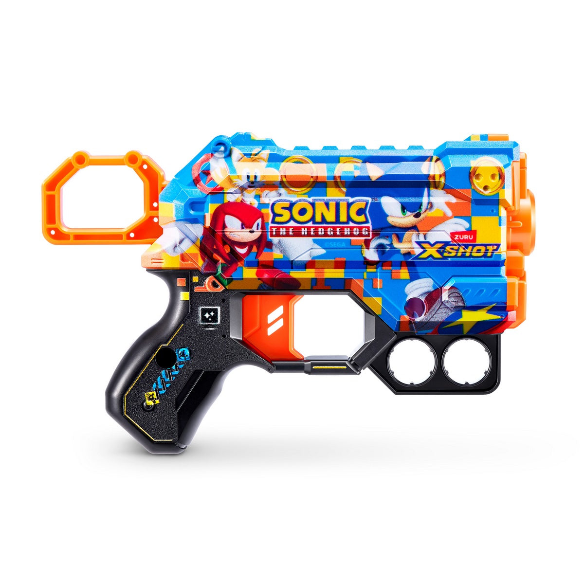 Lanza Dardos Skin Menace Sonic Con 8 Dardos X-Shot - Sonic Team