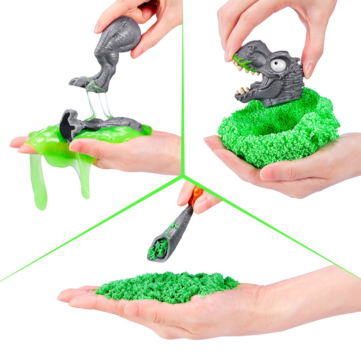 Mega Huevo Smashers Jurassic Con Luces - Negro