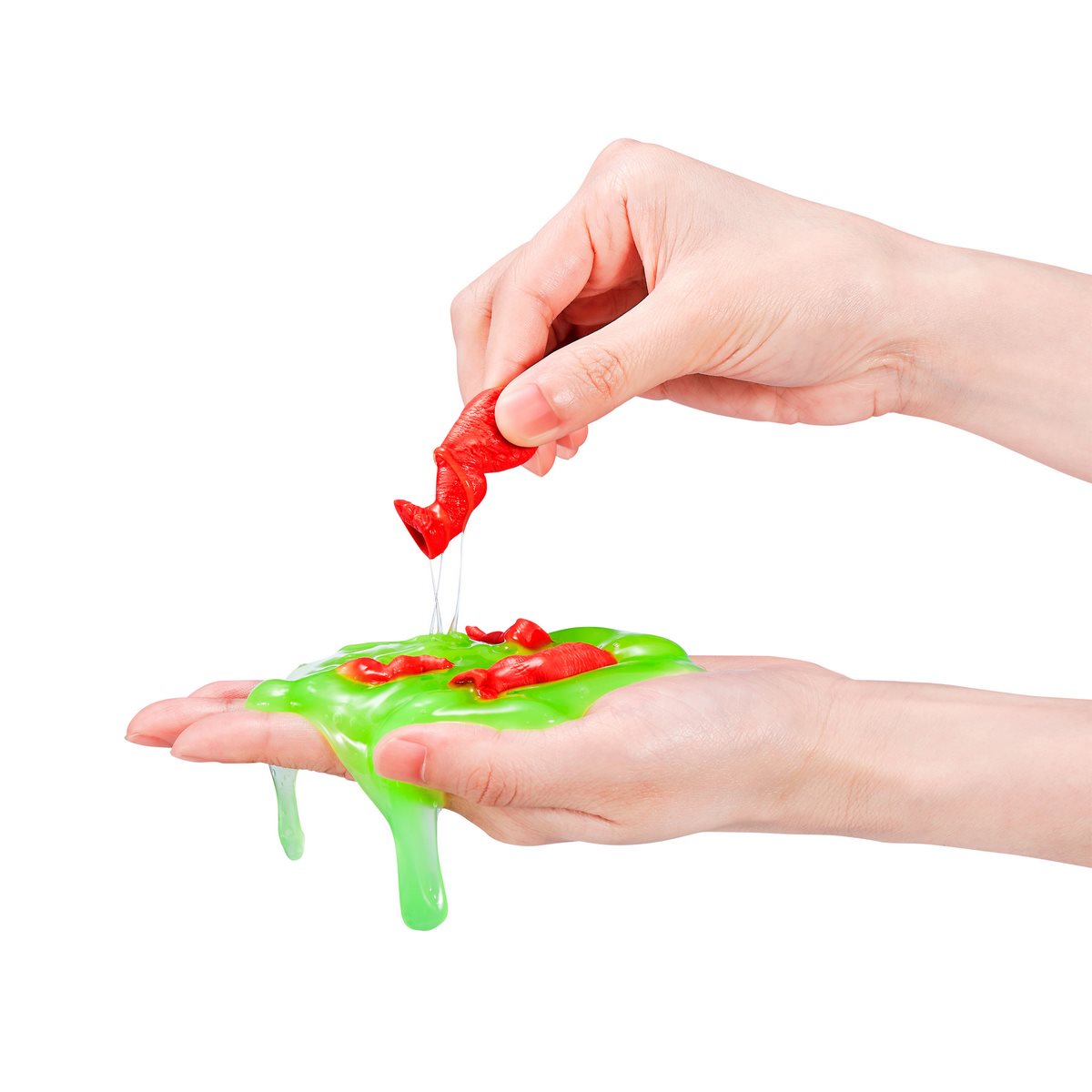 Mini Huevo Smashers Jurassic Con Luces - Rojo