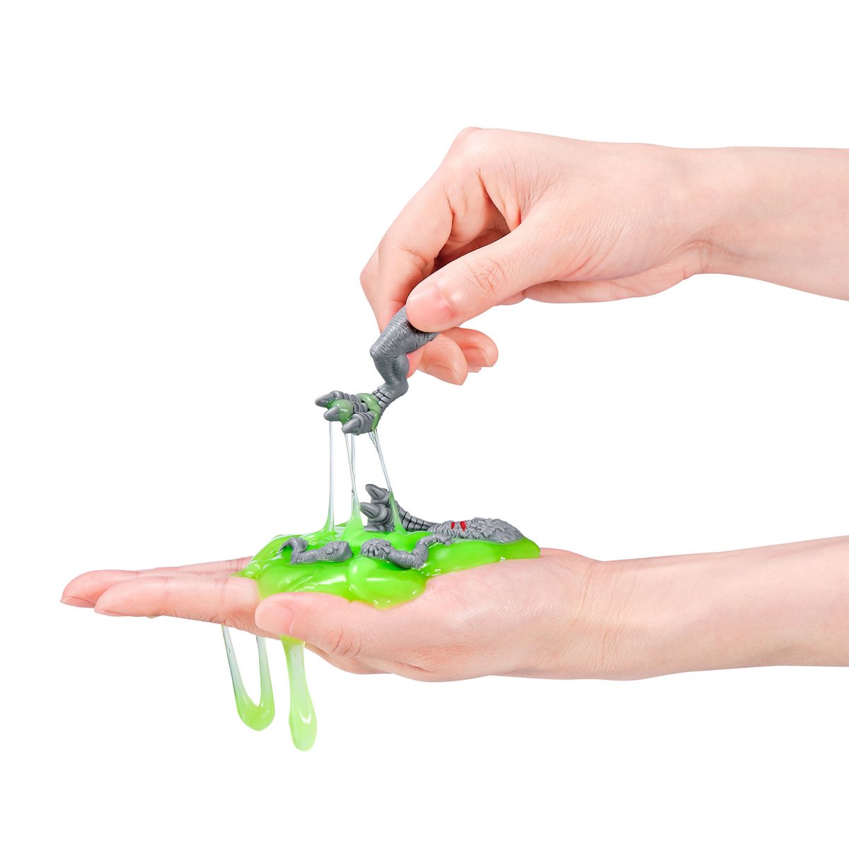 Mini Huevo Smashers Jurassic Con Luces - Gris