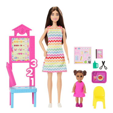 Barbie Set De Profesiones Con Muñeca Sorpresa - Profesora
