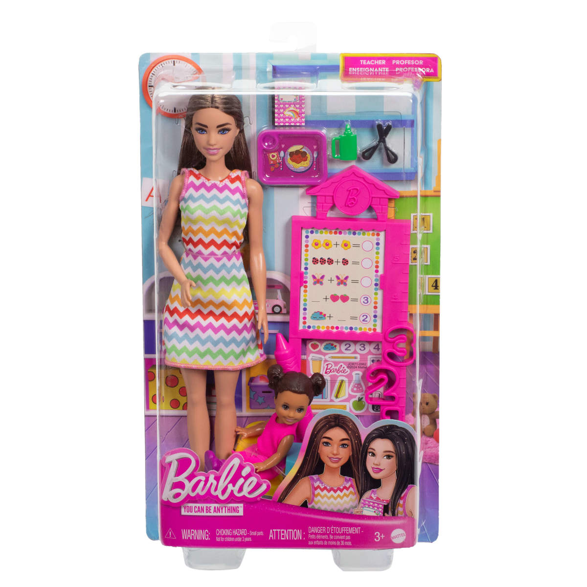 Barbie Set De Profesiones Con Muñeca Sorpresa - Profesora