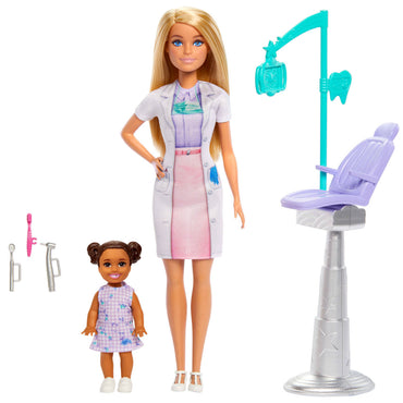 Barbie Set De Profesiones Con Muñeca Sorpresa - Dentista
