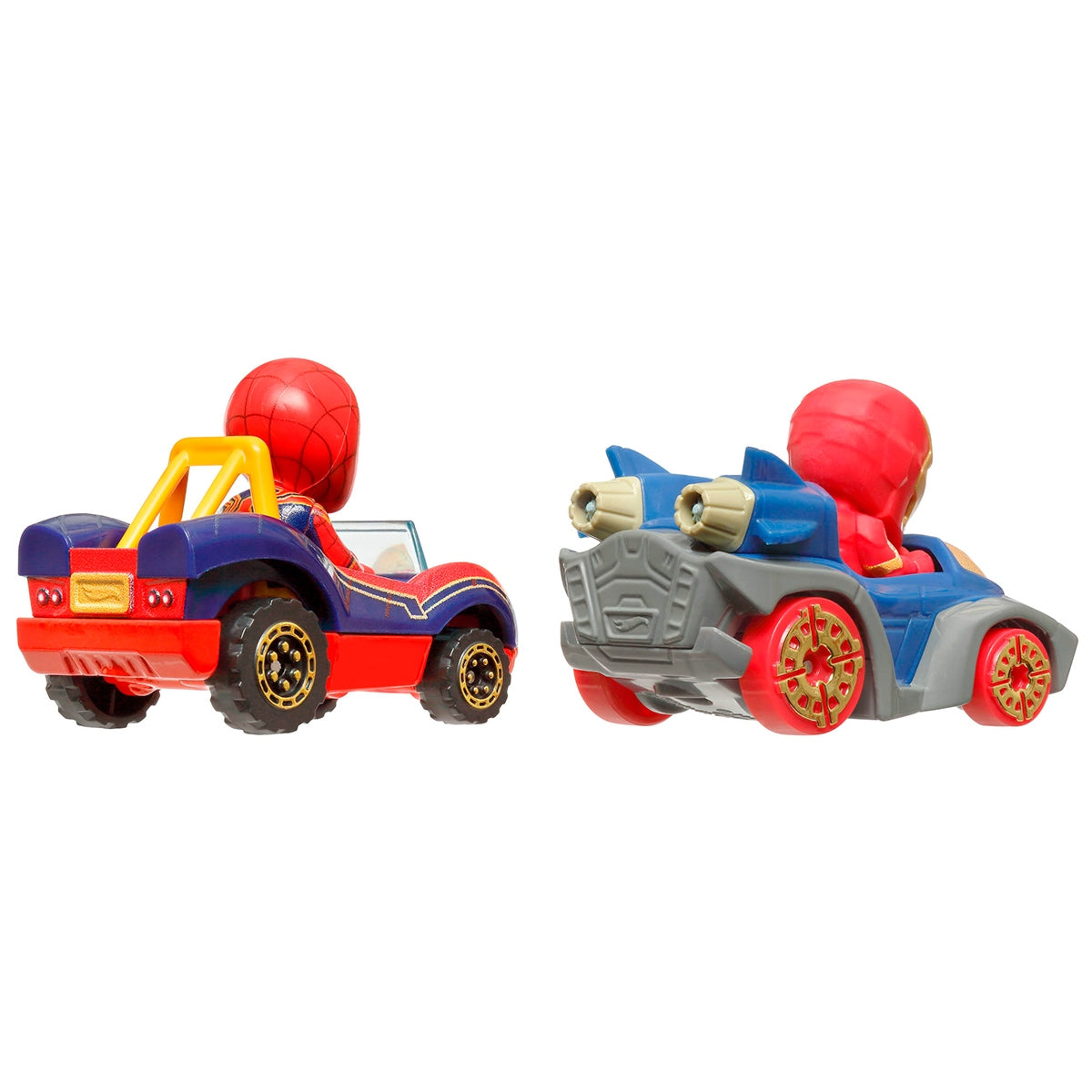 Hot Wheels Paquete Sorpresa De Dos Autos De Carrera - Iron Spider - Iron Man