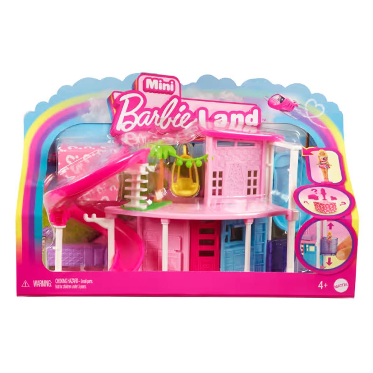Barbie Mini Barbieland Casa De Muñecas Sorpresa - Celeste Y Rosa