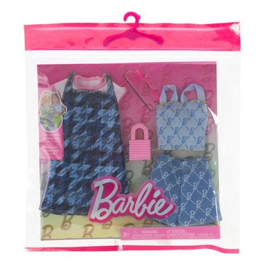 Barbie Accesorios Para Muñeca Paquete De 2 Looks - Conjunto Con Cartera Rosa