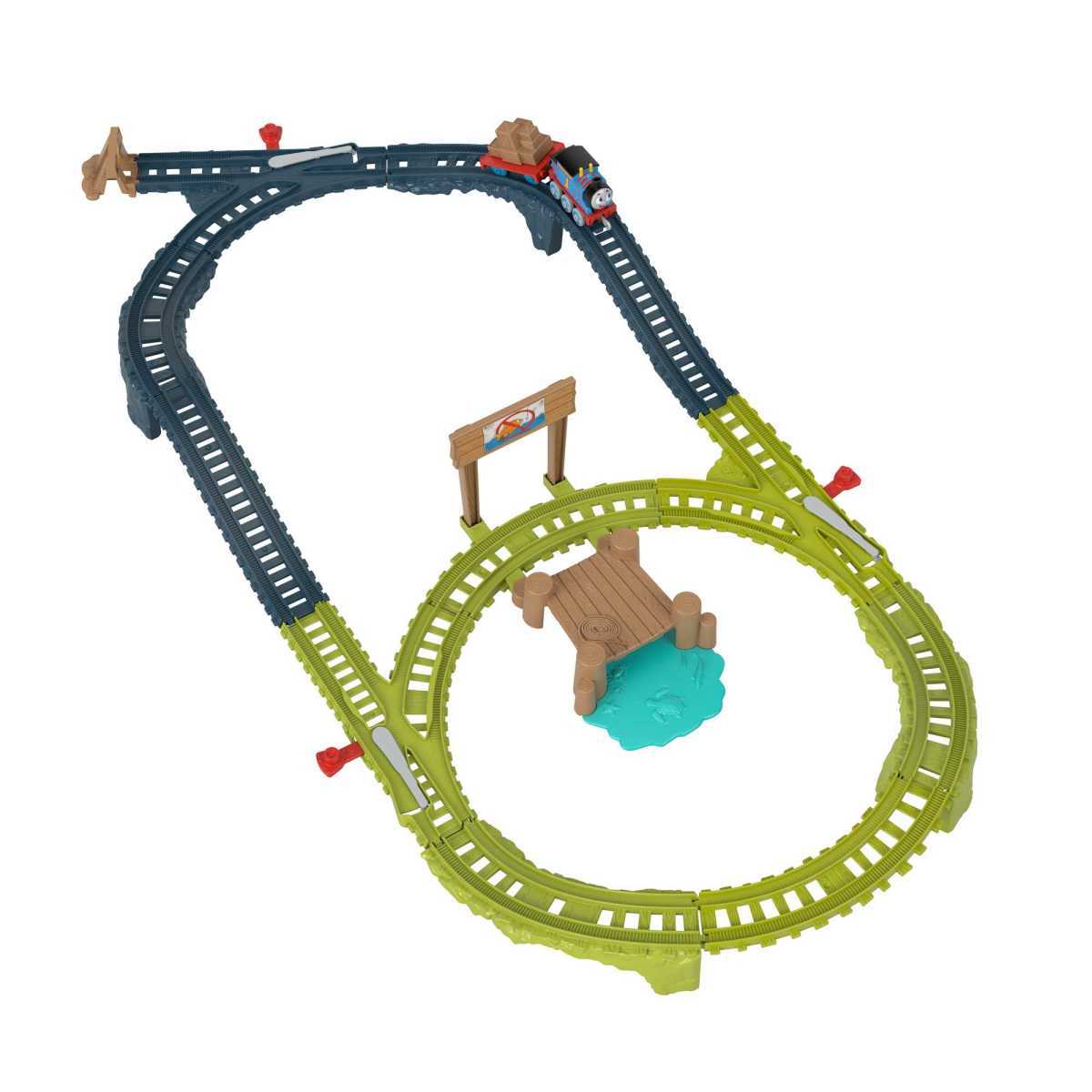 Thomas & Friends Surtido De Set De Pistas Grandes Amigos - Circuito Thomas Descarga En El Muelle