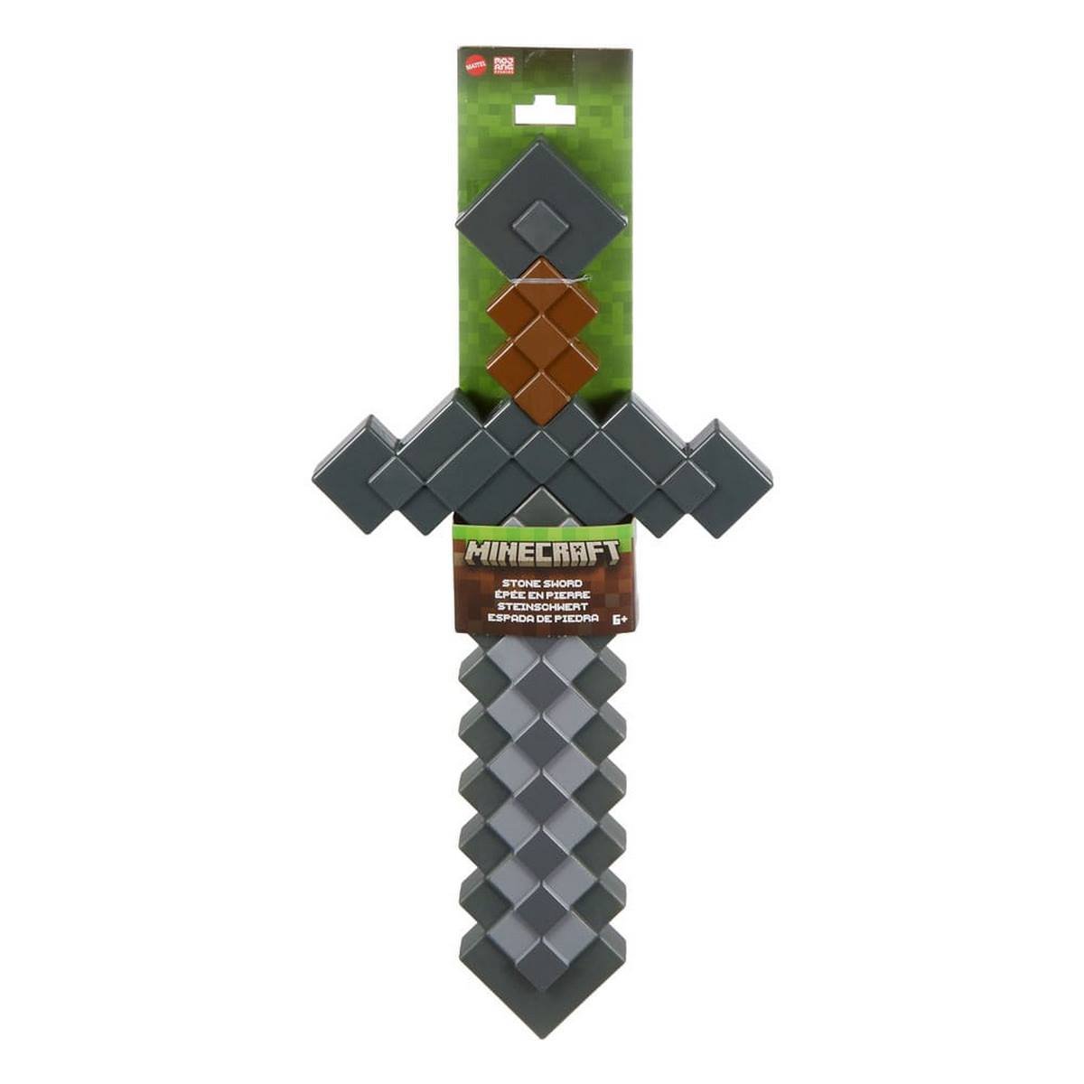 Minecraft Vanilla Surtido Armas De Batalla Roleplay - Espada De Piedra