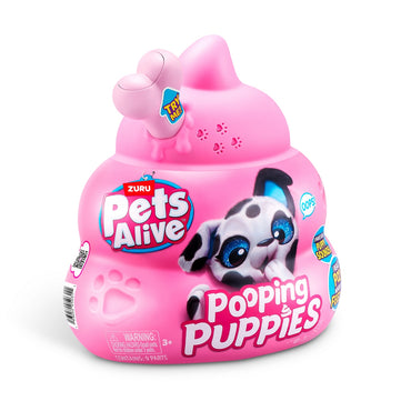 Mascota Real Pooping Puppies Pets Alive - Hueso Rosa
