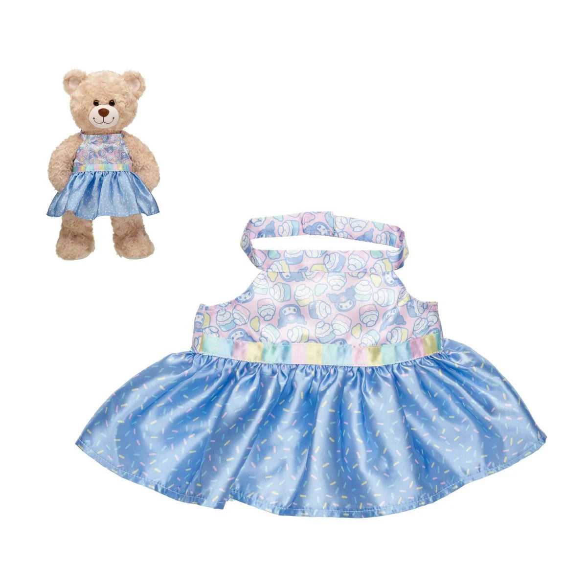 Vestido Kuromi Cupcake Pastel Sanrio Build-A-Bear