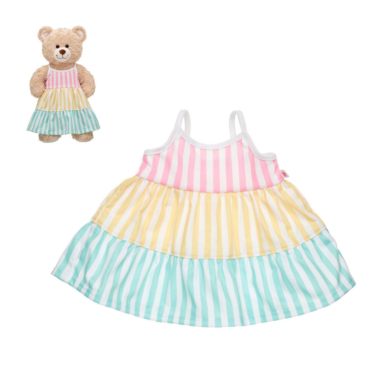 Vestido Largo Lineas Build-A-Bear