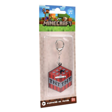 Figura Llavero Metalico Minecraft - Tnt