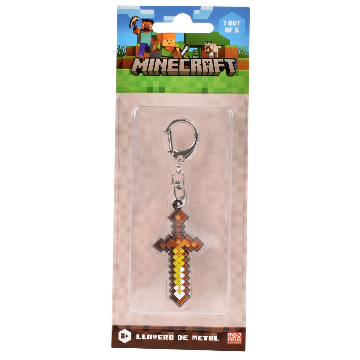 Figura Llavero Metalico Minecraft - Espada