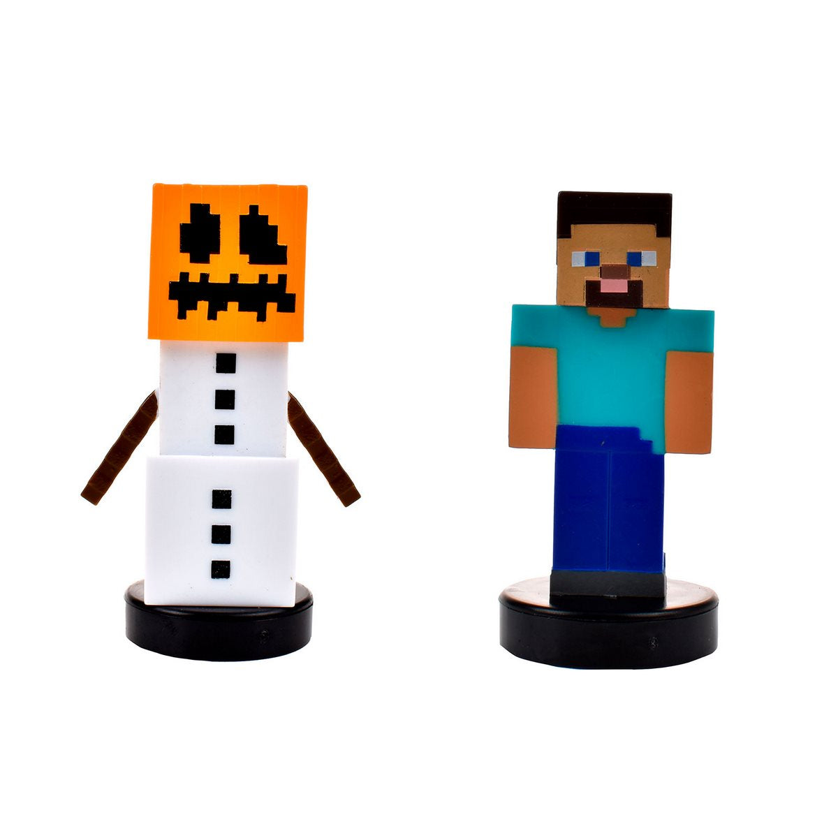 Pack De 2 Figuras Timbre Minecraft - Steve