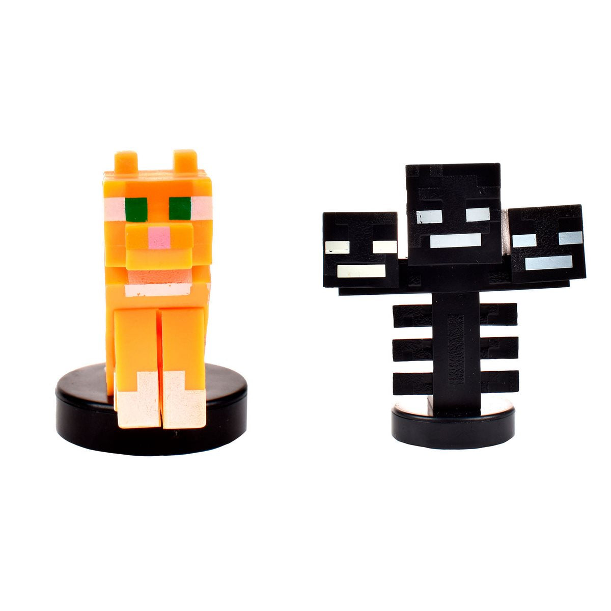 Pack De 2 Figuras Timbre Minecraft - Gato Atigrado