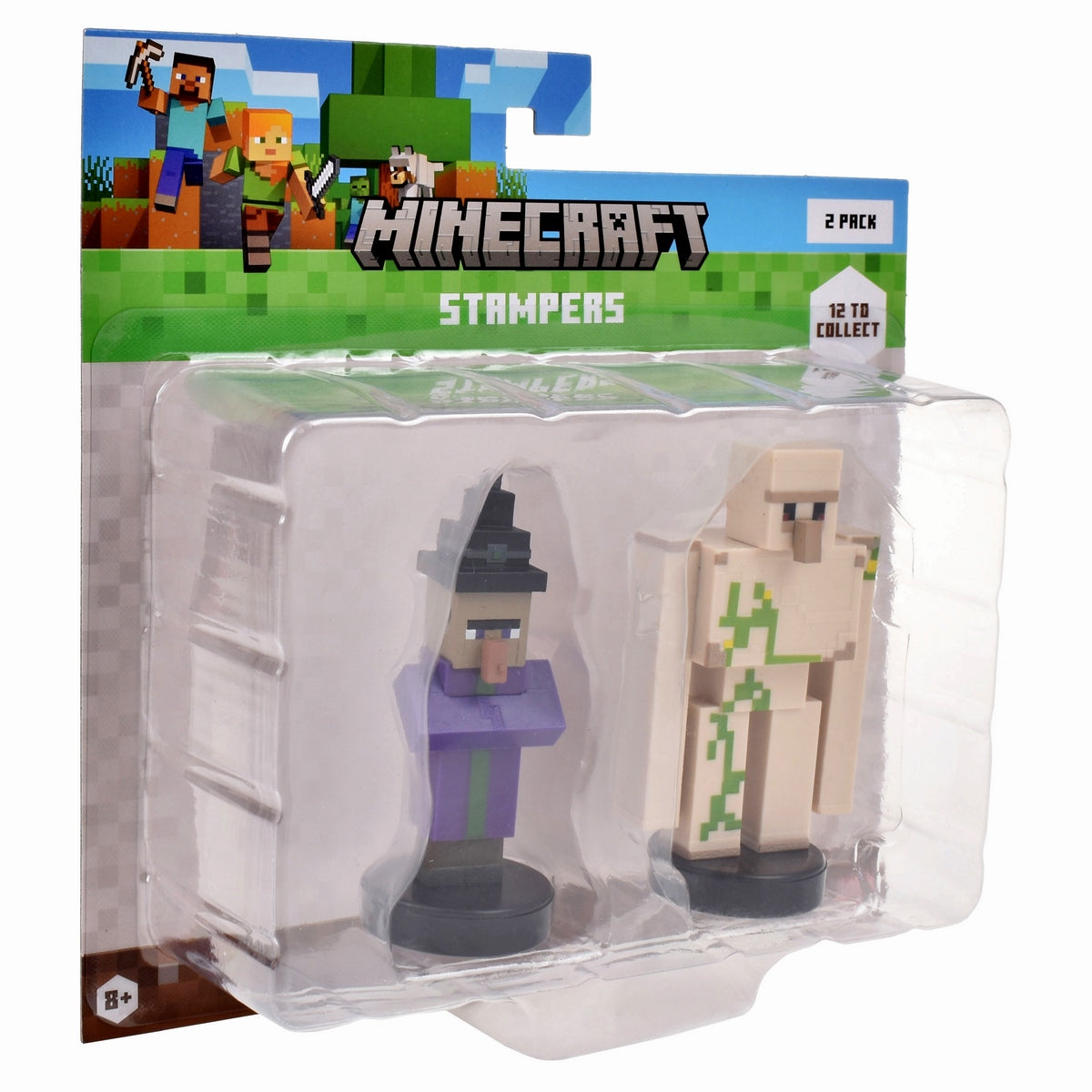 Pack De 2 Figuras Timbre Minecraft - Bruja