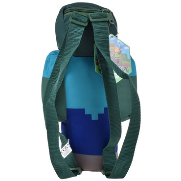 Mochila Peluche 30 Cms Minecraft - Zombie