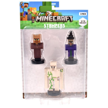 Pack De 3 Figuras Timbre Minecraft - Bruja