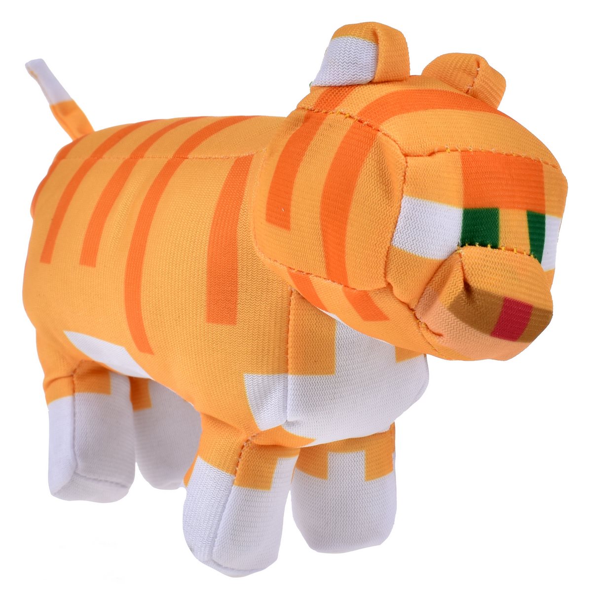 Peluche Con Clip Minecraft - Gato Atigrado