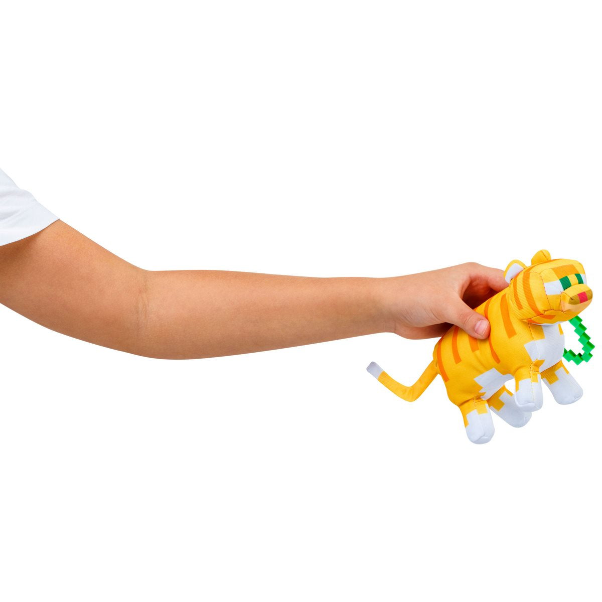 Peluche Con Clip Minecraft - Gato Atigrado
