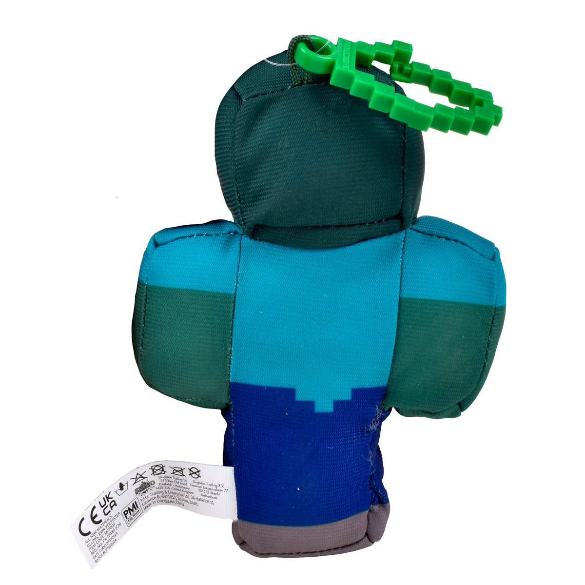 Peluche Con Clip Minecraft - Zombie