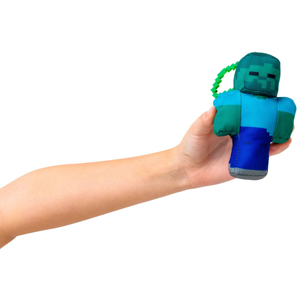 Peluche Con Clip Minecraft - Zombie