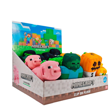 Peluche Con Clip Minecraft - Creeper
