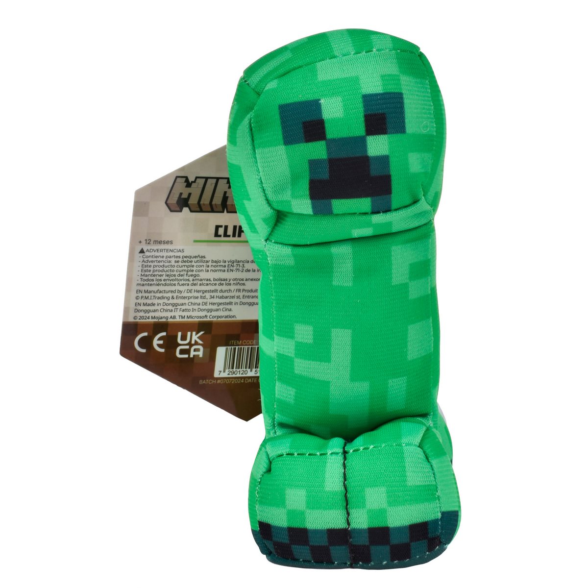 Peluche Con Clip Minecraft - Creeper