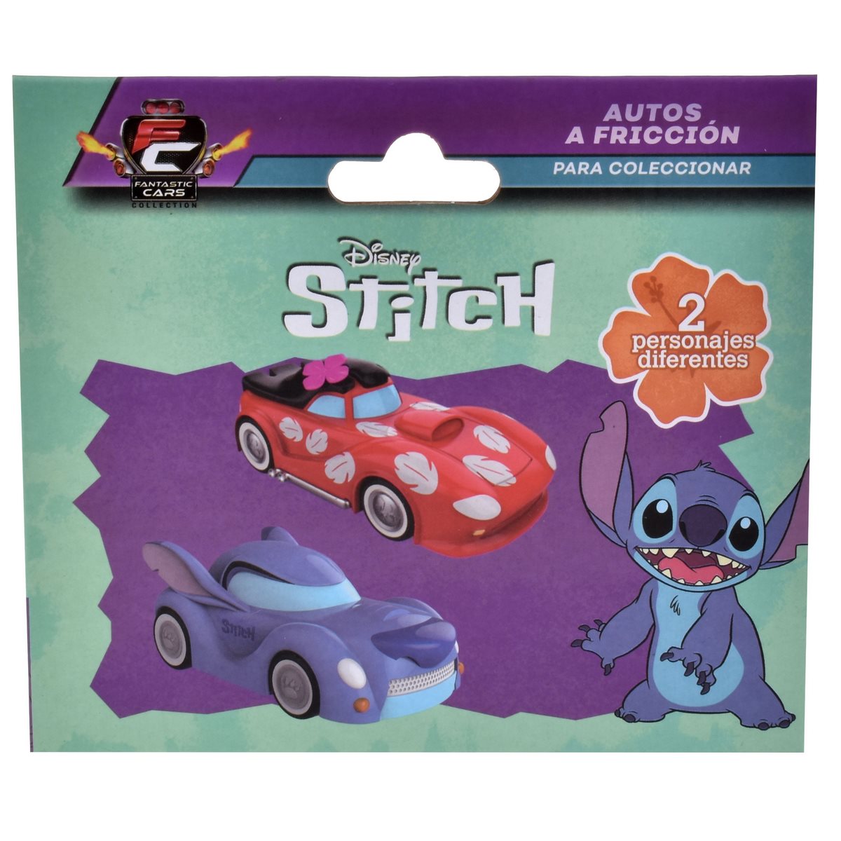 Vehículo A Friccion 13 Cms - Lilo & Stitch Disney - Stitch