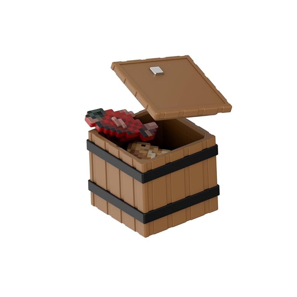 Minecraft Core Figura De 8Cm Con Crafting 2-Pack - Pescador Y Oso Polar