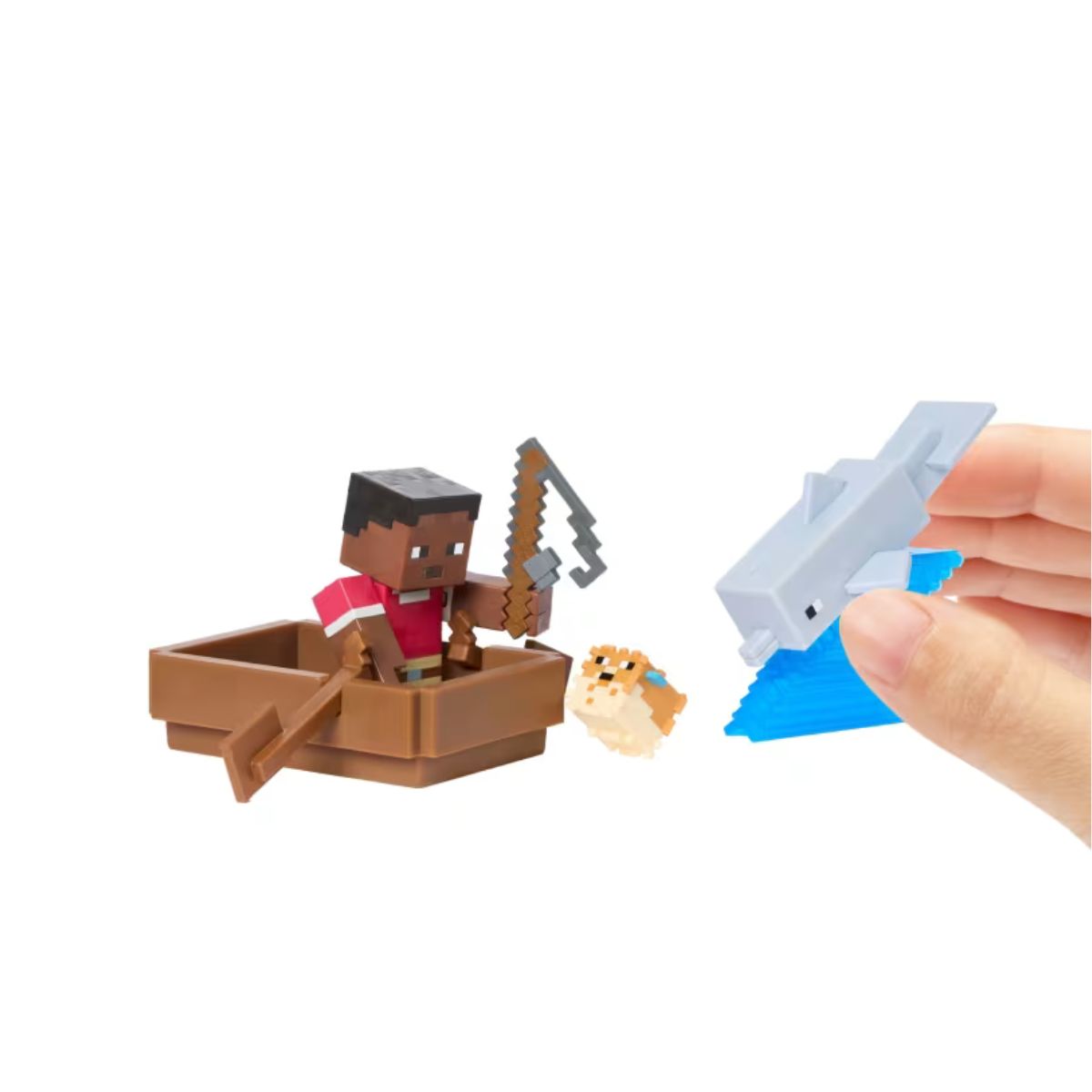 Minecraft Core Figura De 8Cm Con Crafting 2-Pack - Marinero Zuri