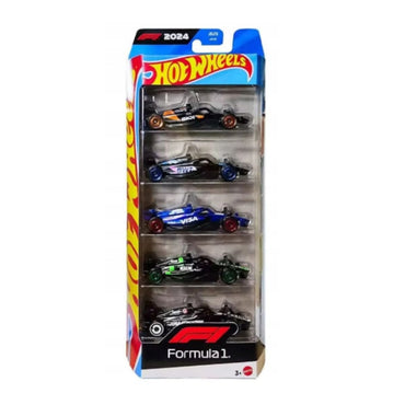 Pack 5 Autos Basicos Hotwheels - Formula 1