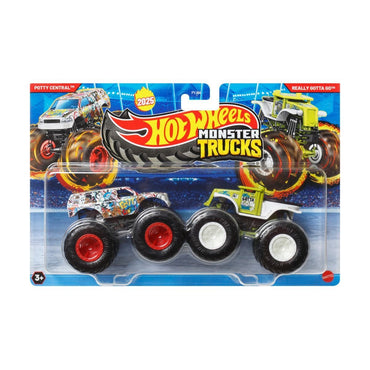 Hot Wheels Monster Trucks Escala 1:64 - Potty Central Vs Really Gotta Go