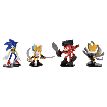 Pack 4 Figuras Articuladas De 8 Cms Sonic - Tails