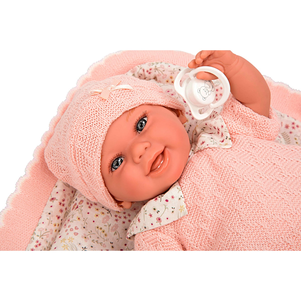 Muñeco De Peso Elegance Babyto Rosa Con Manta 35 Cm Arias